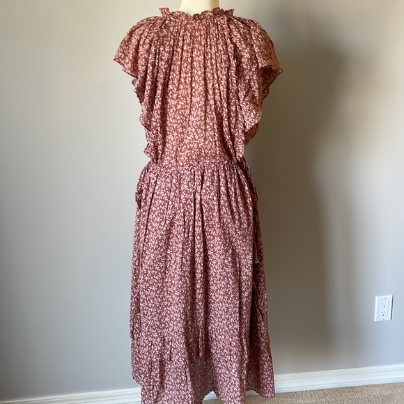 Ulla Johnson Anja Tassel Tie Midi Dress - Picture 7 of 9